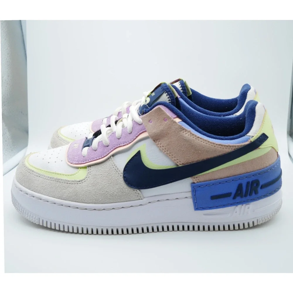 Nike Air Force 1 Shadow Spruce Aura White Pistachio Sneaker 10.5 Women CW2630-14